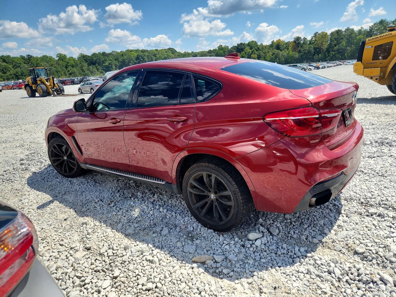 2015 Bmw X6 Xdrive50i Burgundy vin: 5UXKU6C54F0F94206