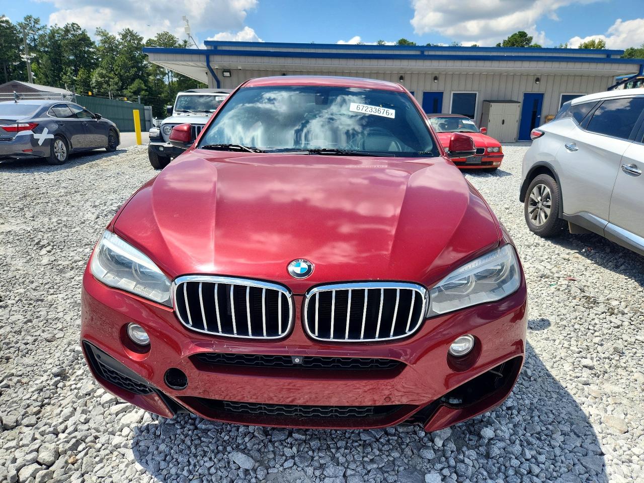 2015 Bmw X6 Xdrive50i Burgundy vin: 5UXKU6C54F0F94206