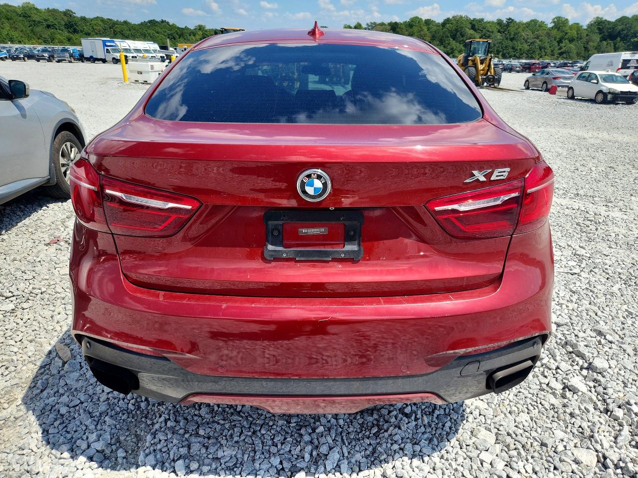 2015 Bmw X6 Xdrive50i Burgundy vin: 5UXKU6C54F0F94206
