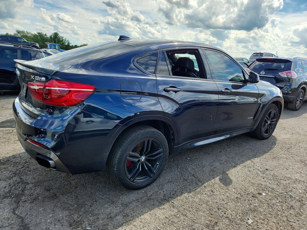 2015 Bmw X6 Xdrive50i Blue vin: 5UXKU6C54F0F94383