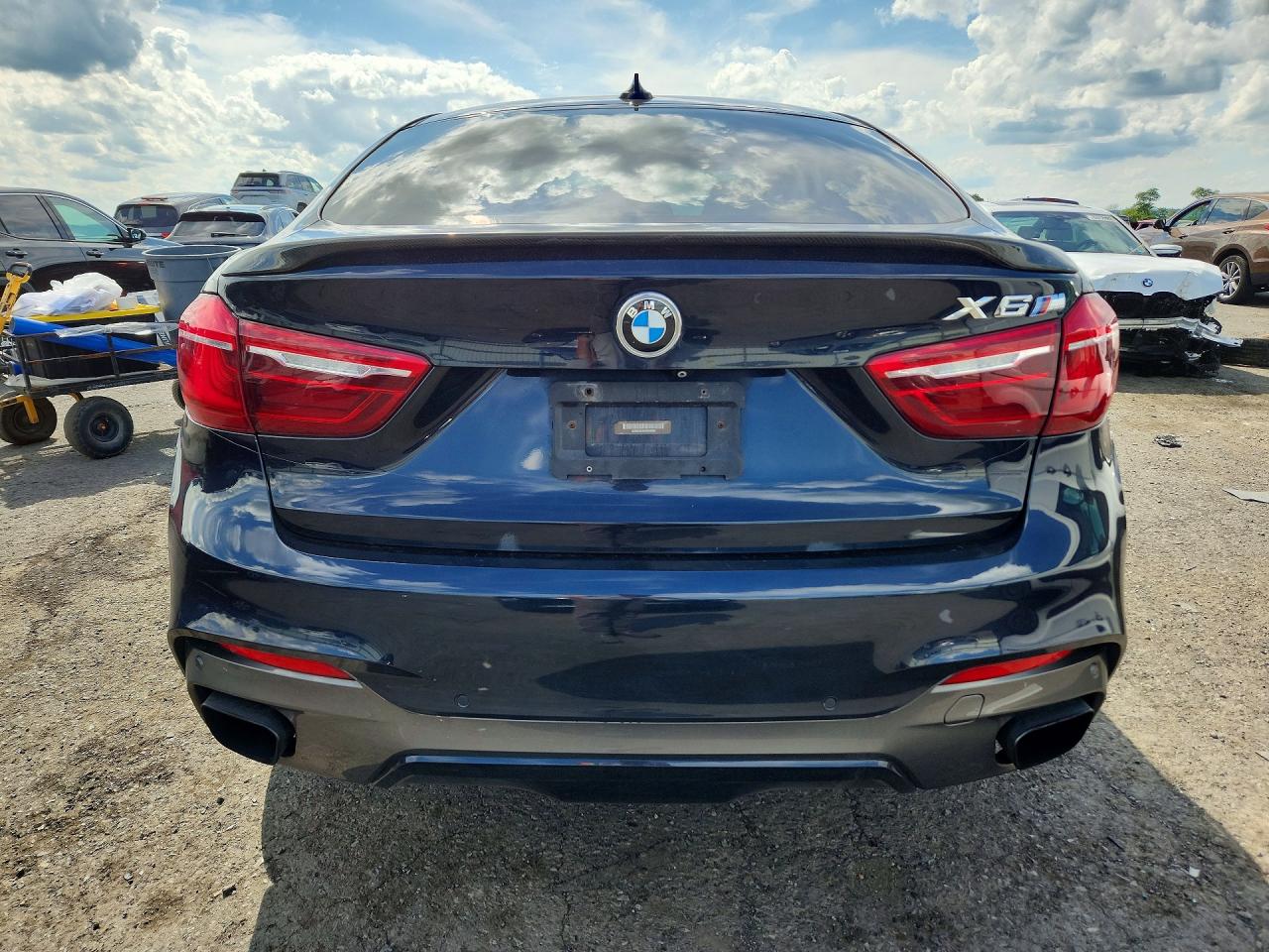2015 Bmw X6 Xdrive50i Blue vin: 5UXKU6C54F0F94383