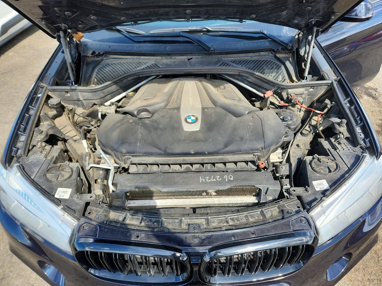 2015 Bmw X6 Xdrive50i Blue vin: 5UXKU6C54F0F94383