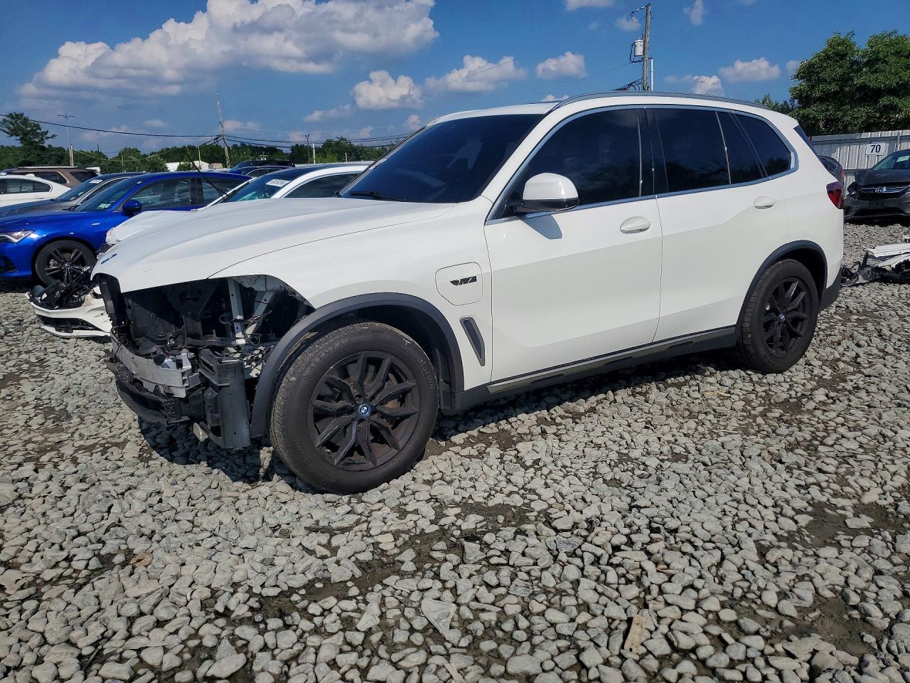 2022 Bmw X5 Xdrive45e White vin: 5UXTA6C01N9H53016