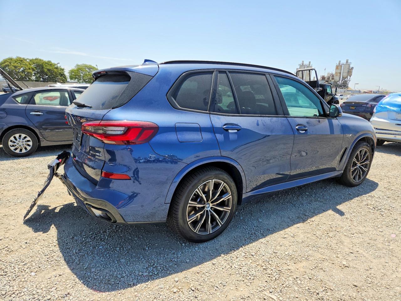 2023 Bmw X5 Xdrive45e Blue vin: 5UXTA6C03P9N60754
