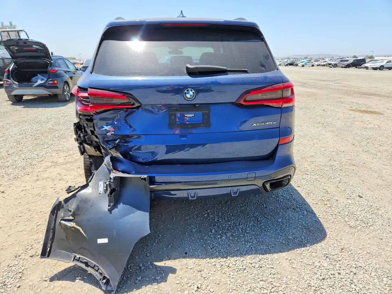 2023 Bmw X5 Xdrive45e Blue vin: 5UXTA6C03P9N60754