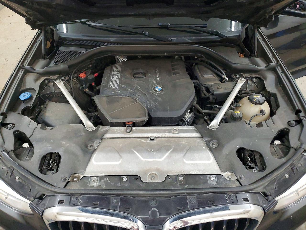 2019 Bmw X3 Sdrive30i Черный vin: 5UXTR7C51KLF27387