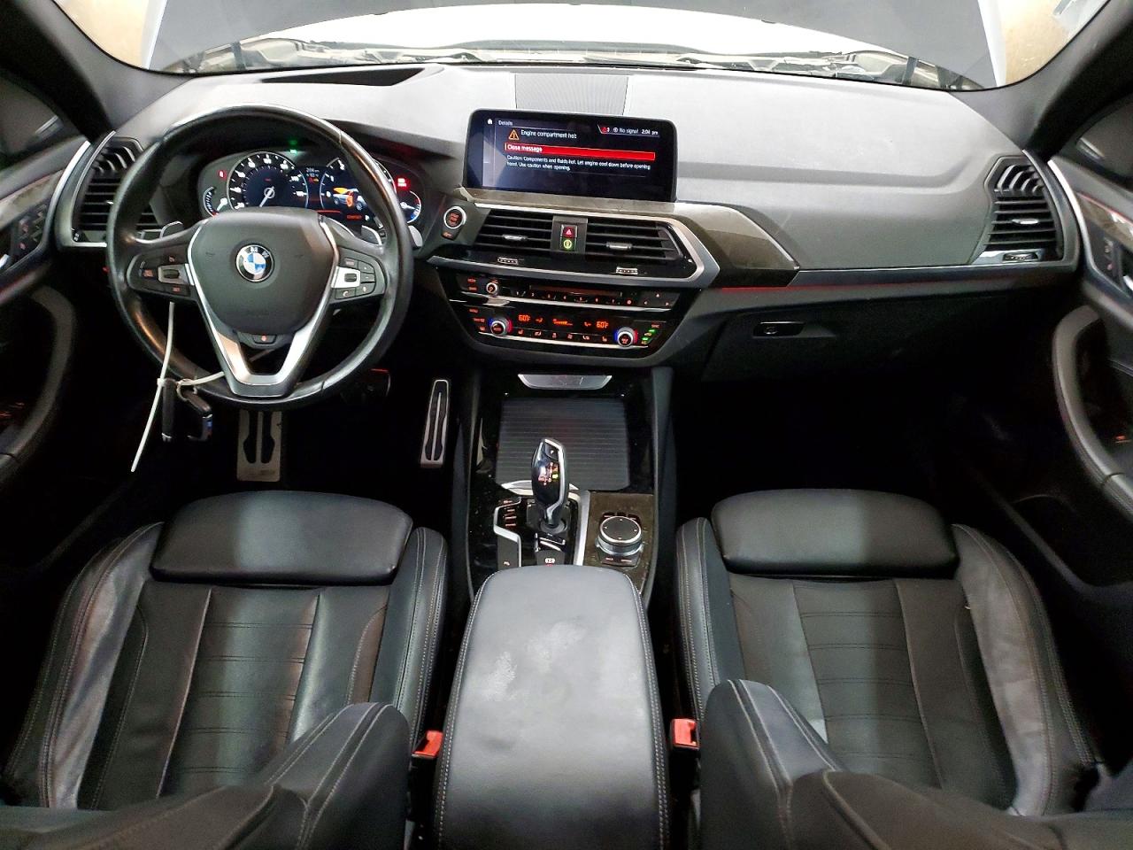 2019 Bmw X3 Sdrive30i Черный vin: 5UXTR7C51KLF27387