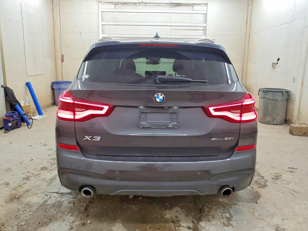 2019 Bmw X3 Sdrive30i Черный vin: 5UXTR7C51KLF27387