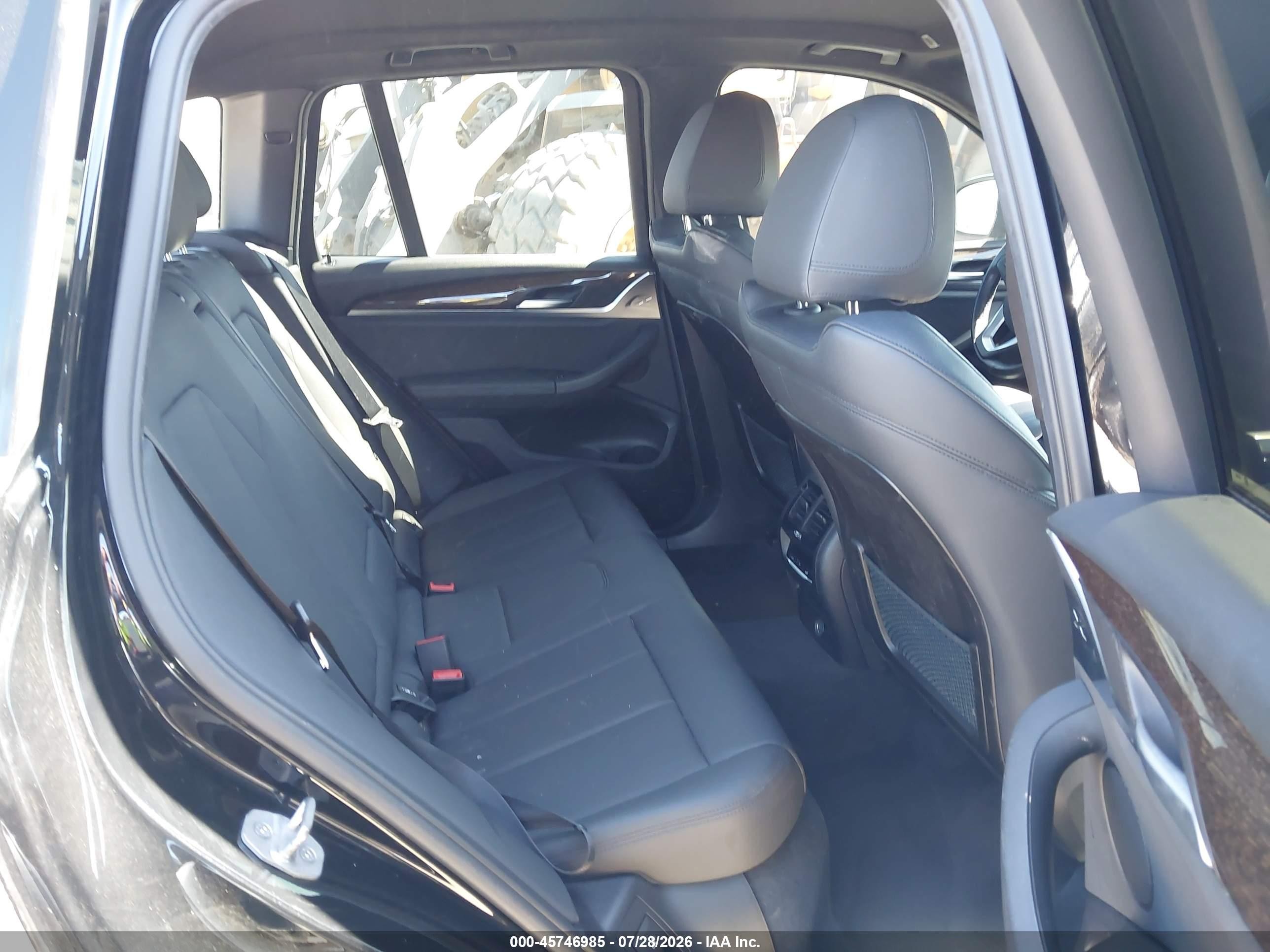 2019 Bmw X3 Sdrive30i Black vin: 5UXTR7C52KLE96098