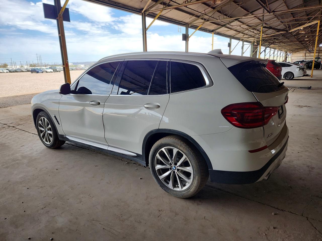 2019 Bmw X3 Sdrive30i White vin: 5UXTR7C52KLF23655