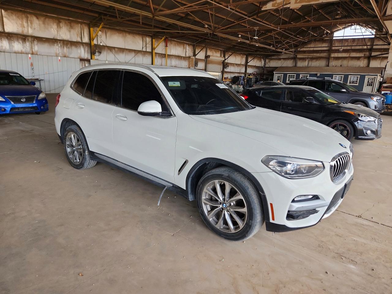 2019 Bmw X3 Sdrive30i White vin: 5UXTR7C52KLF23655