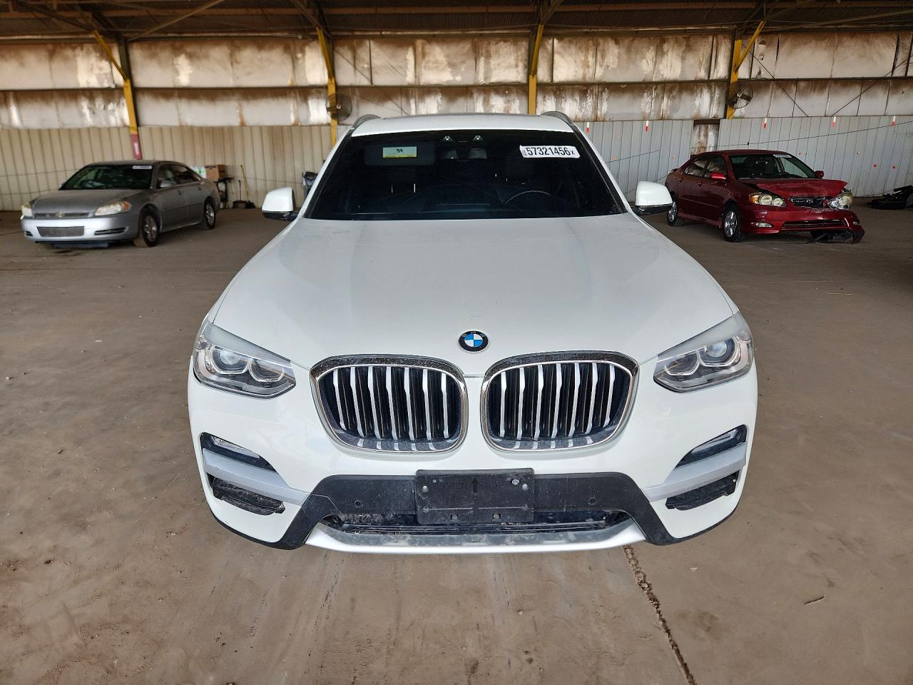 2019 Bmw X3 Sdrive30i White vin: 5UXTR7C52KLF23655