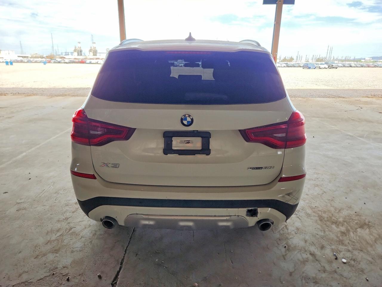 2019 Bmw X3 Sdrive30i White vin: 5UXTR7C52KLF23655