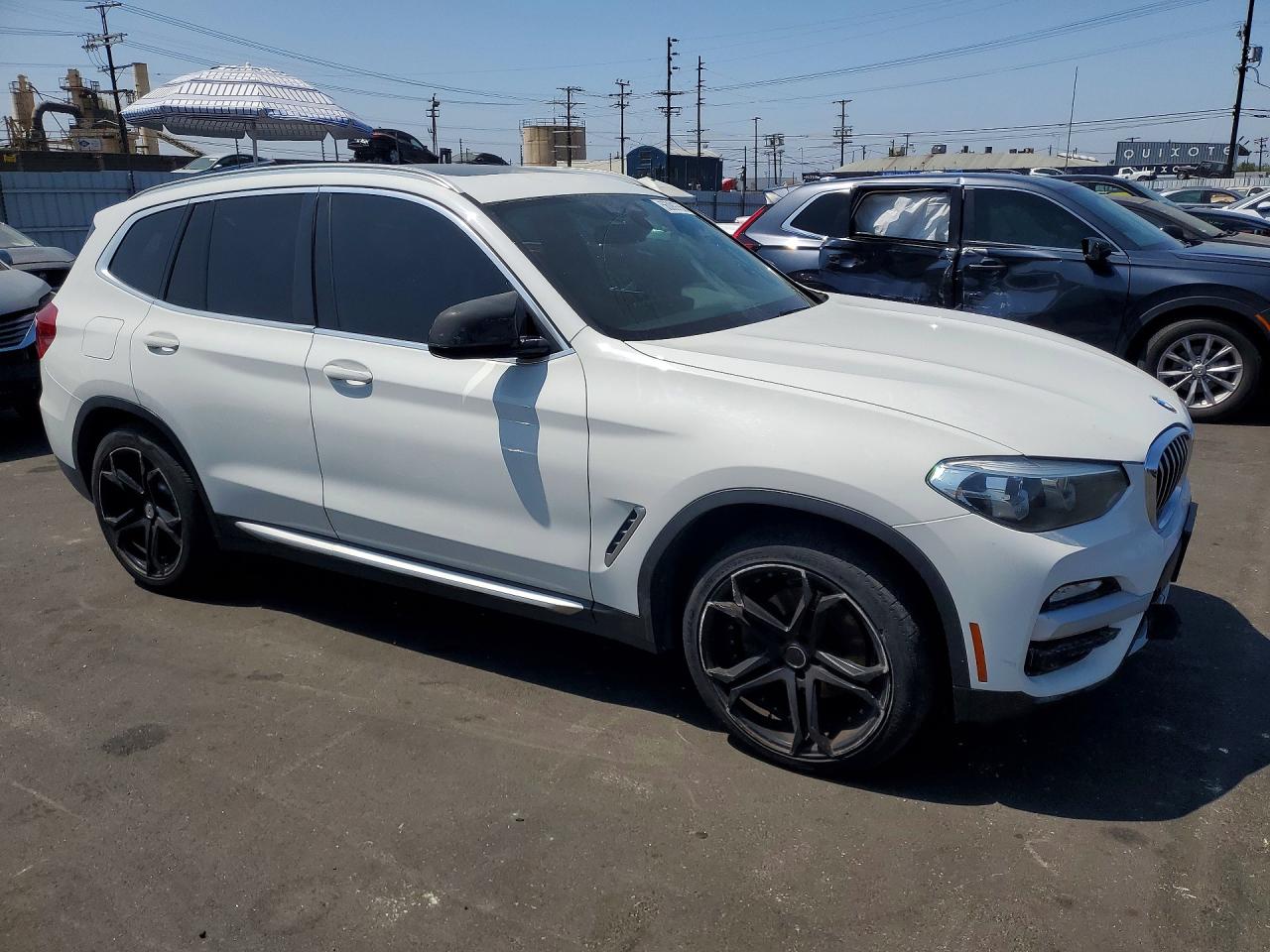 2019 Bmw X3 Sdrive30i White vin: 5UXTR7C55KLF24525