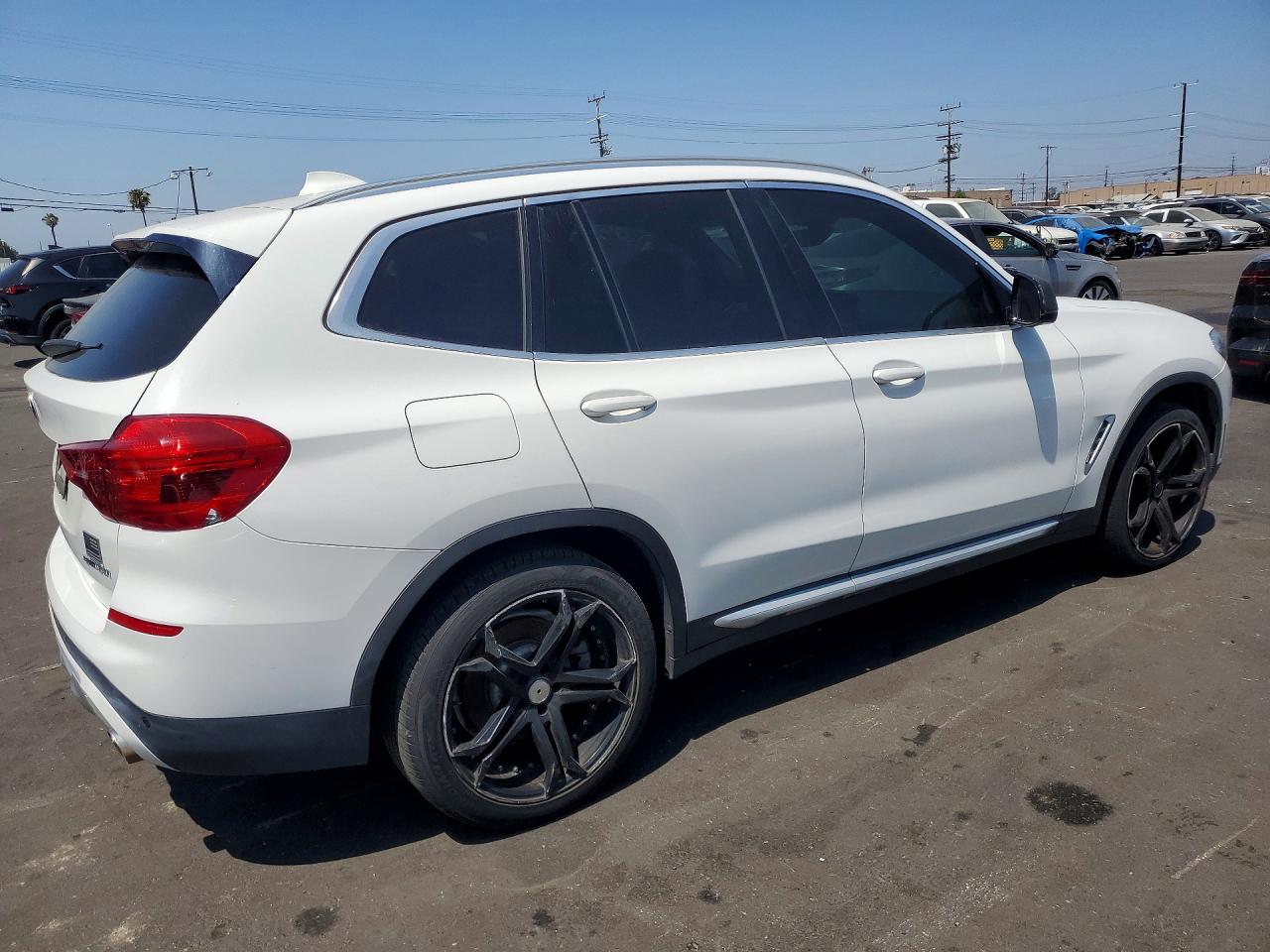 2019 Bmw X3 Sdrive30i White vin: 5UXTR7C55KLF24525