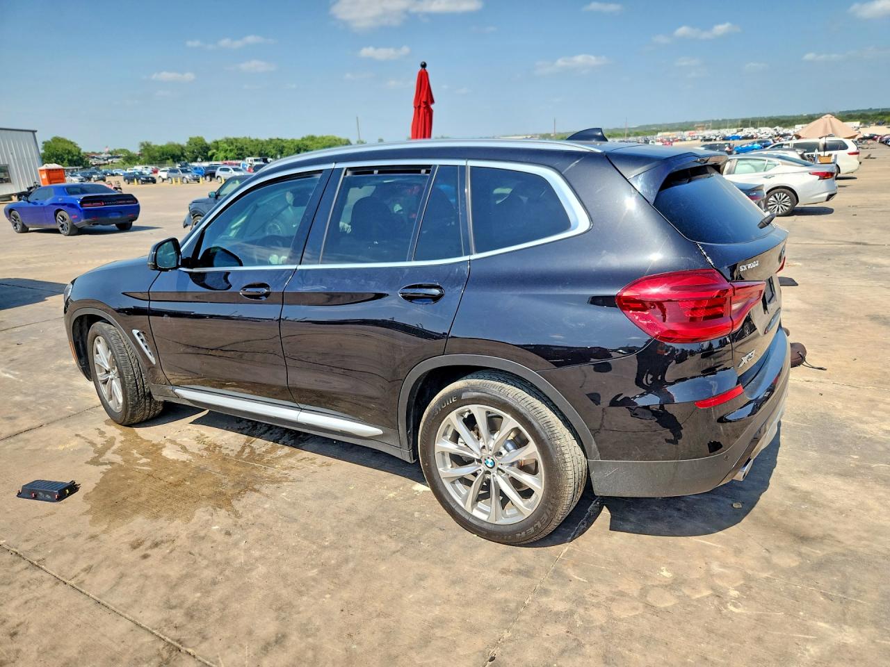 2019 Bmw X3 Sdrive30i Black vin: 5UXTR7C58KLF32649