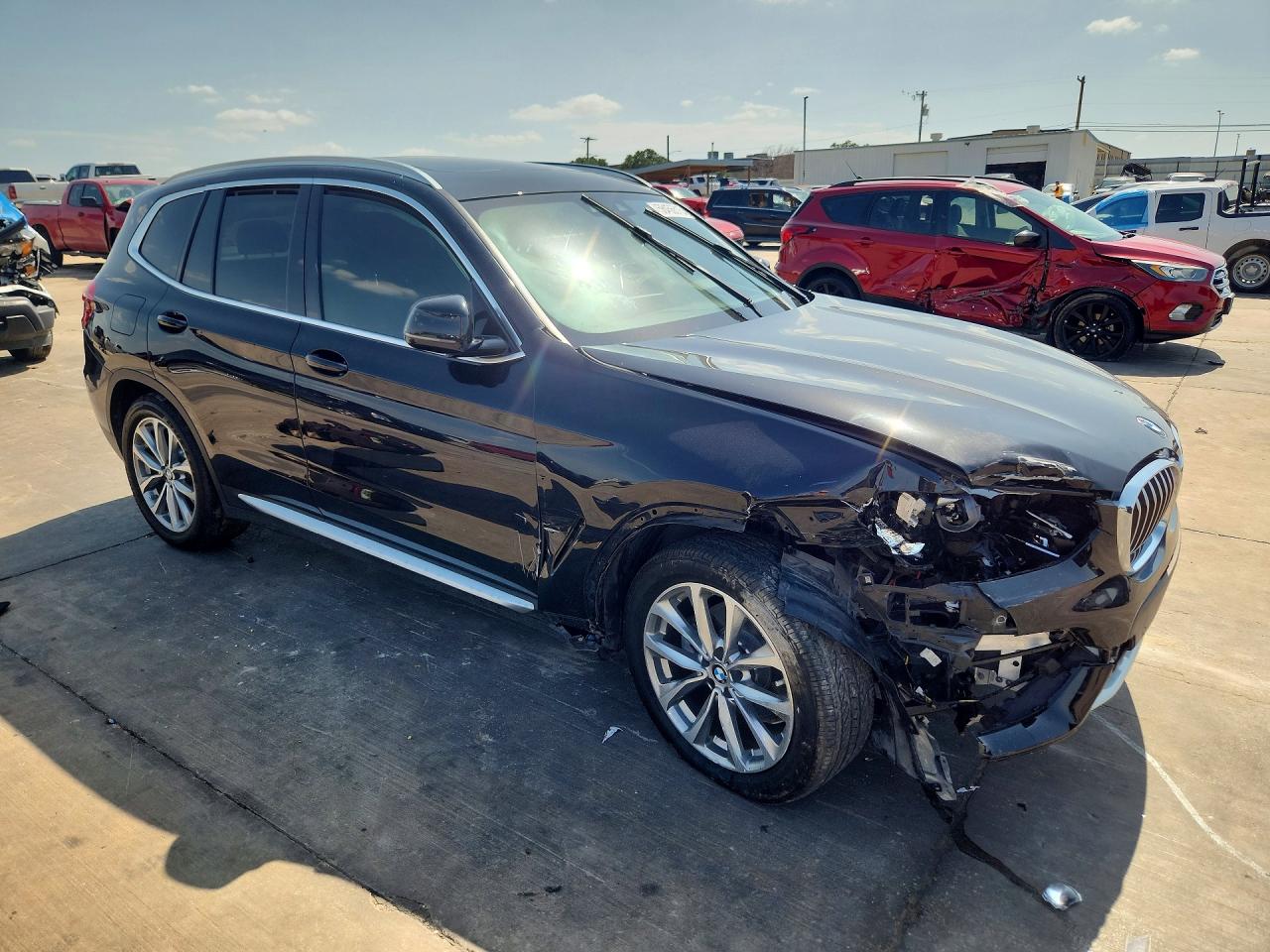 2019 Bmw X3 Sdrive30i Black vin: 5UXTR7C58KLF32649