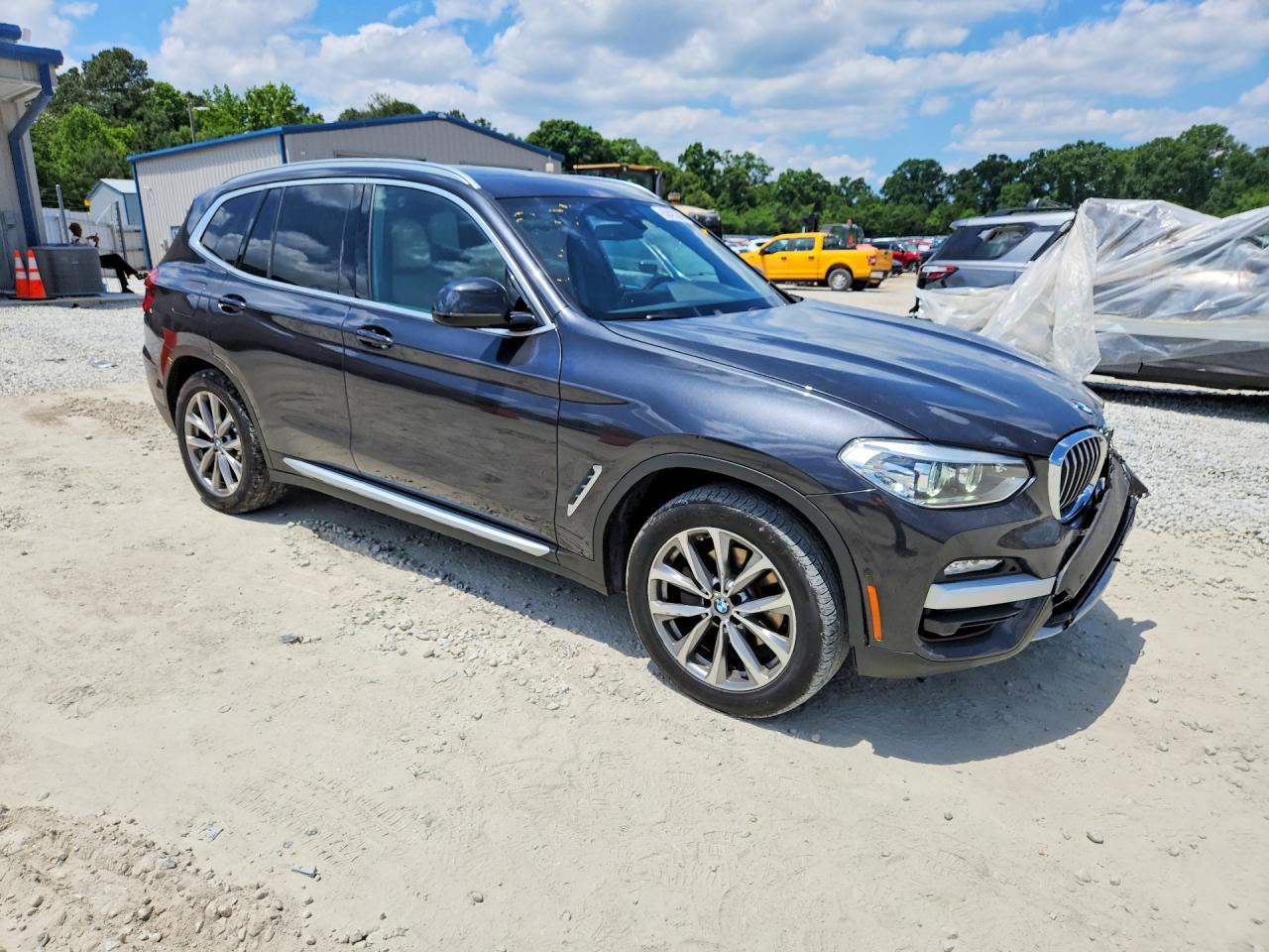 2019 Bmw X3 Sdrive30i Серый vin: 5UXTR7C58KLR52361
