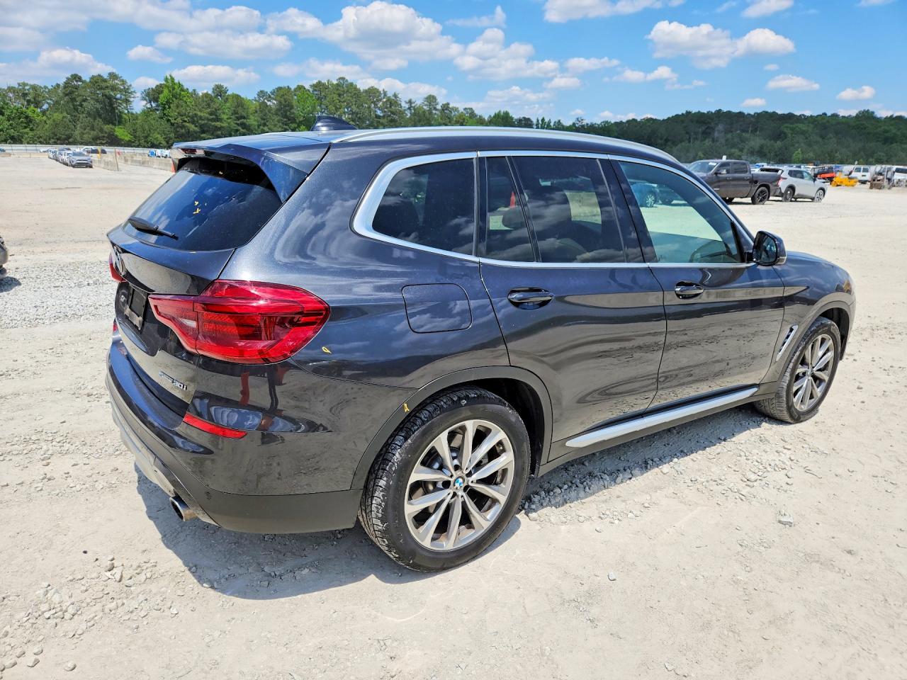 2019 Bmw X3 Sdrive30i Серый vin: 5UXTR7C58KLR52361