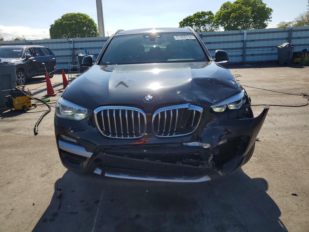 2019 Bmw X3 Sdrive30i Черный vin: 5UXTR7C59KLR46990