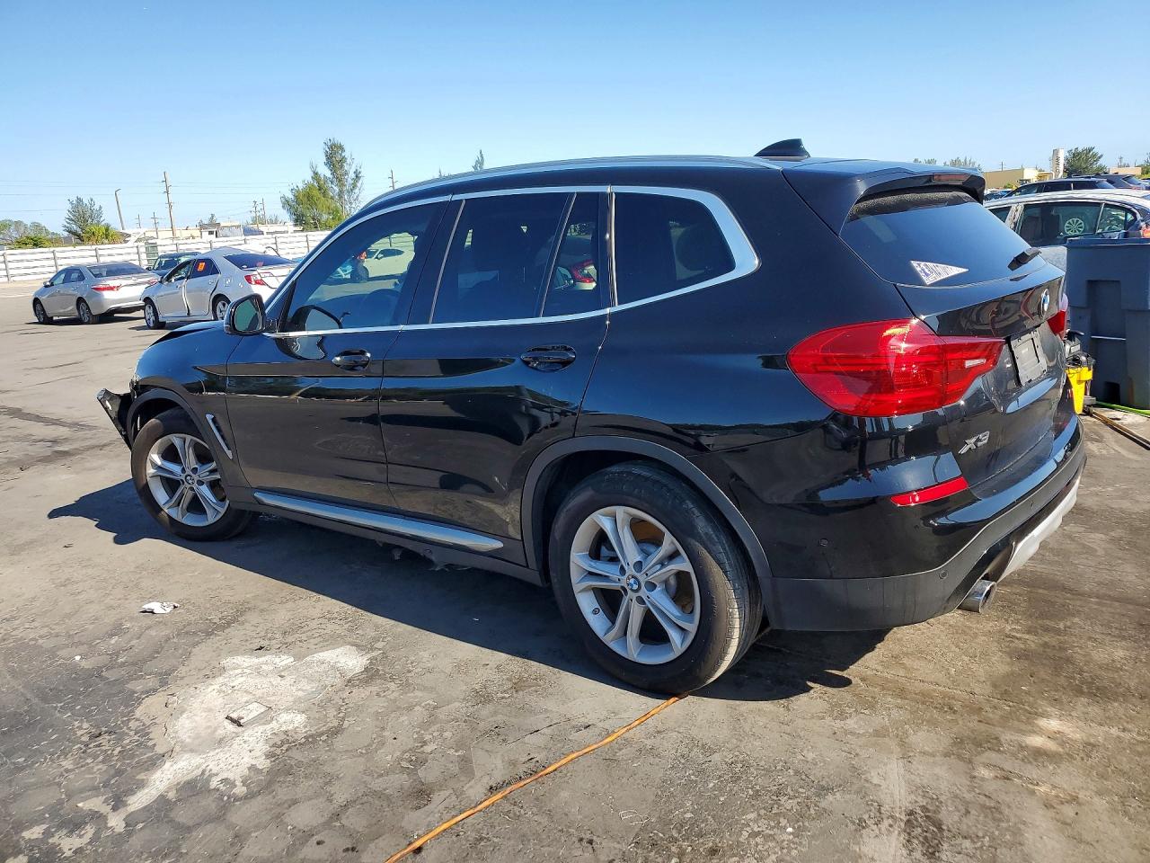 2019 Bmw X3 Sdrive30i Черный vin: 5UXTR7C59KLR46990