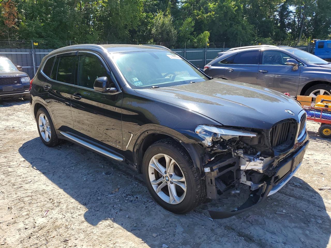 2018 Bmw X3 Xdrive30i Черный vin: 5UXTR9C51JLC73464