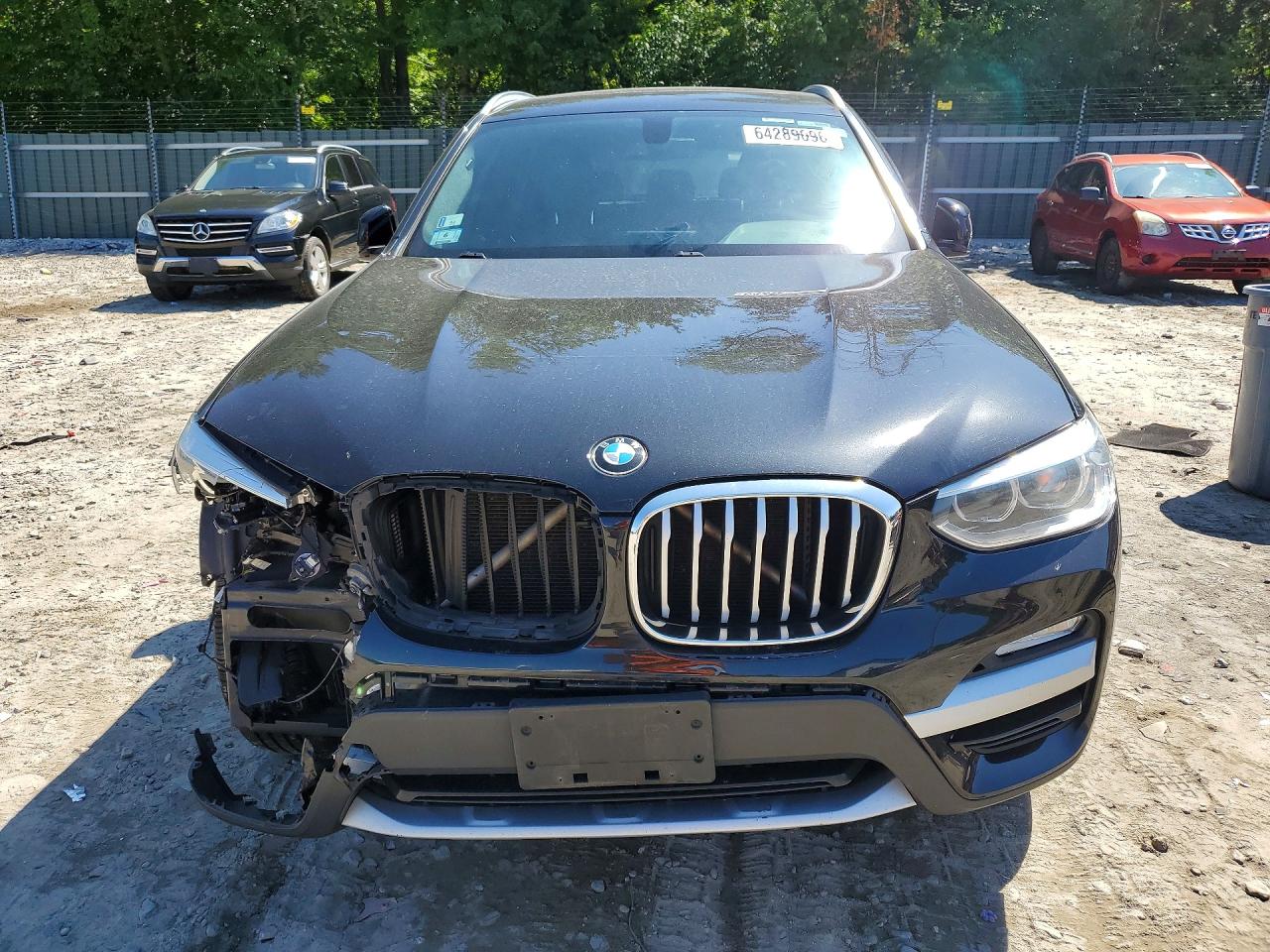 2018 Bmw X3 Xdrive30i Черный vin: 5UXTR9C51JLC73464