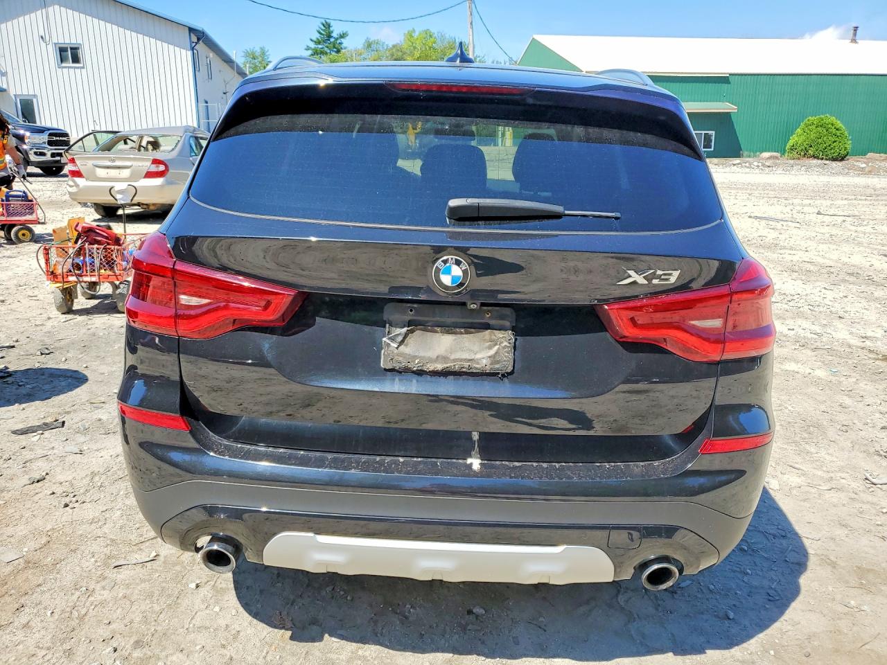 2018 Bmw X3 Xdrive30i Черный vin: 5UXTR9C51JLC73464