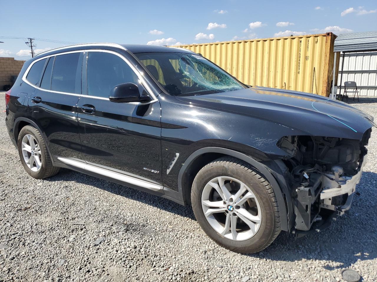 2018 Bmw X3 Xdrive30i Black vin: 5UXTR9C51JLC77840