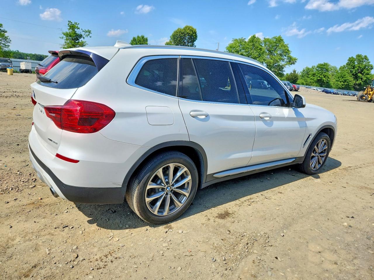 2019 Bmw X3 Xdrive30i White vin: 5UXTR9C51KLE21193