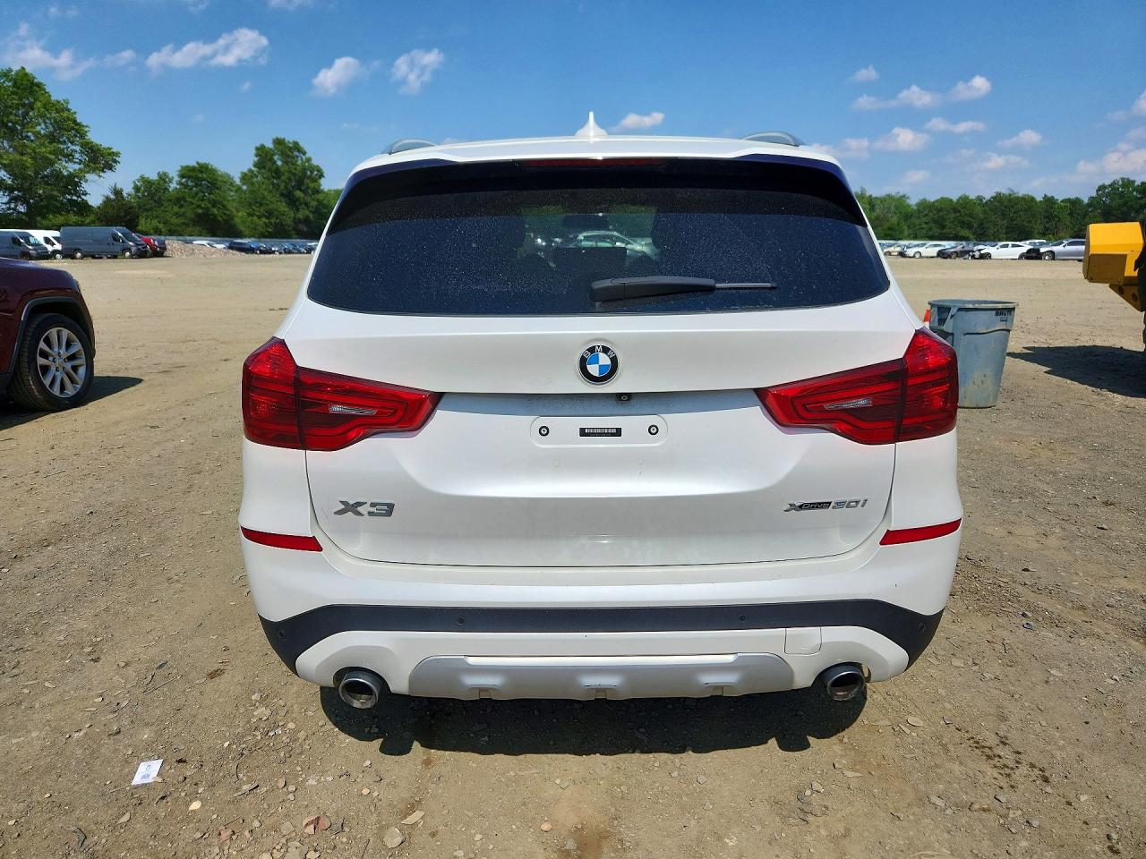 2019 Bmw X3 Xdrive30i White vin: 5UXTR9C51KLE21193