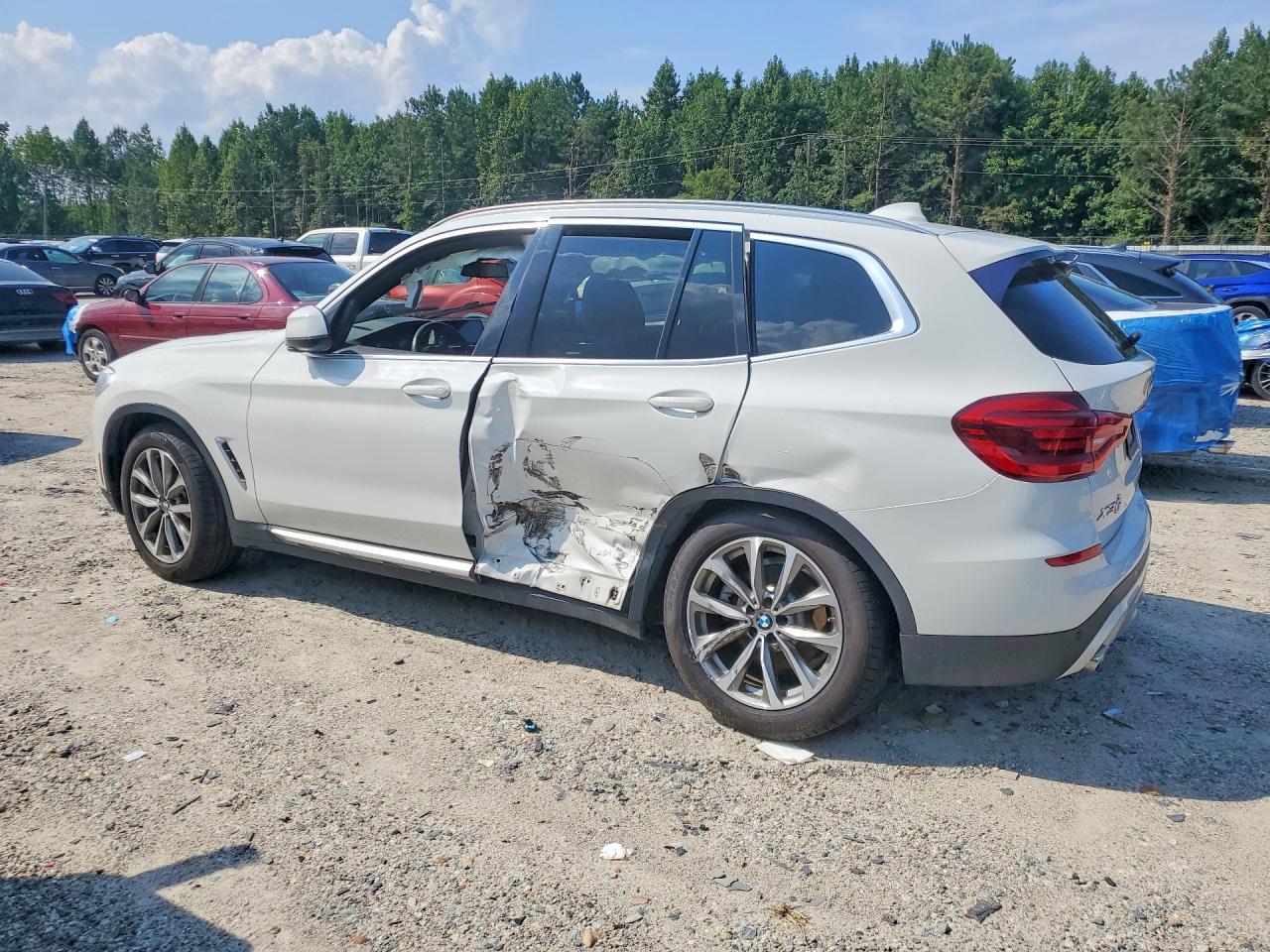 2019 Bmw X3 Xdrive30i White vin: 5UXTR9C51KLP82873