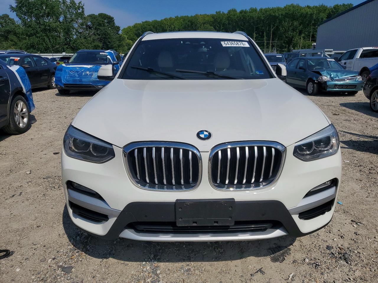 2019 Bmw X3 Xdrive30i White vin: 5UXTR9C51KLP82873