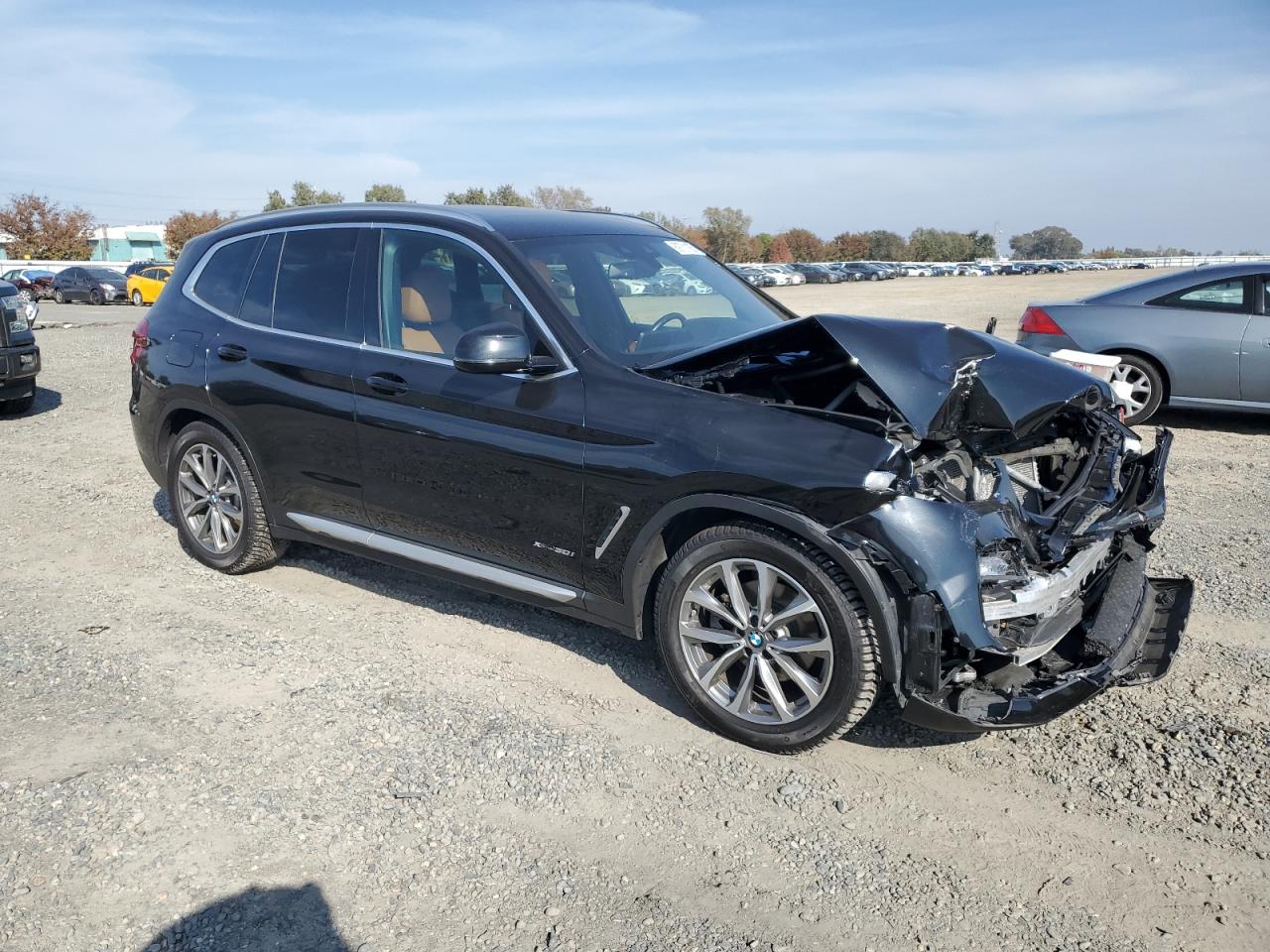 2018 Bmw X3 Xdrive30i Черный vin: 5UXTR9C52JLC75840