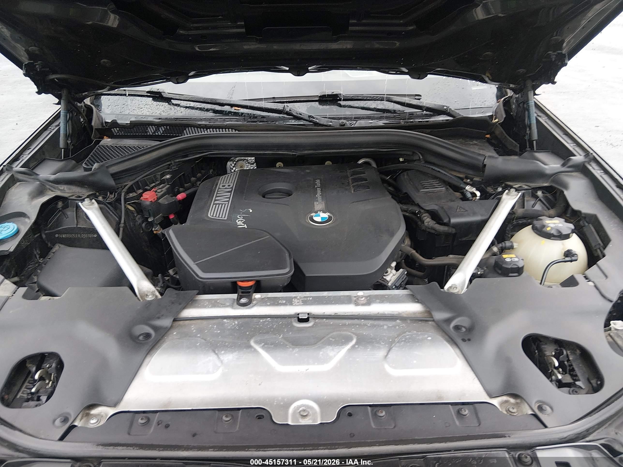 2018 Bmw X3 Xdrive30i Black vin: 5UXTR9C53JLD59309