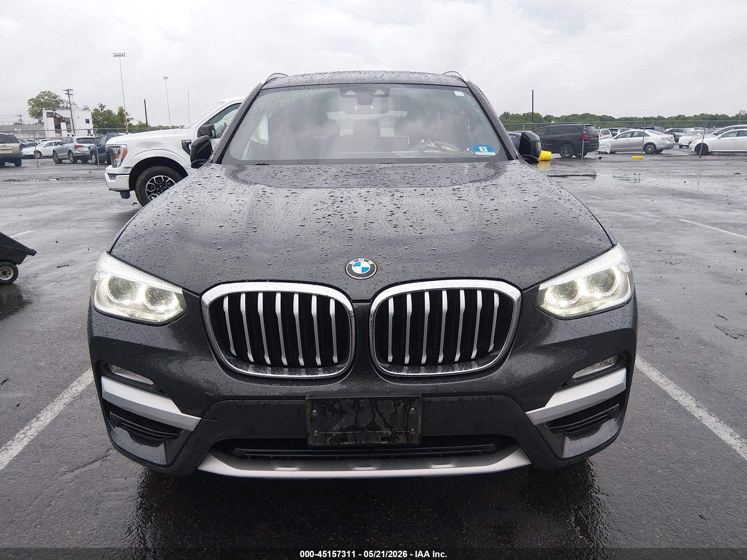 2018 Bmw X3 Xdrive30i Black vin: 5UXTR9C53JLD59309