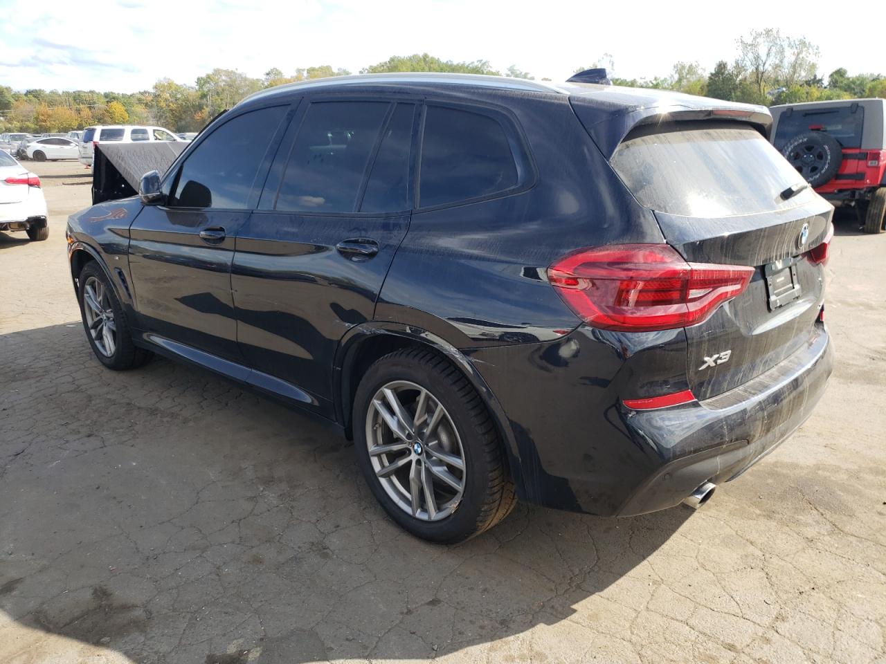 2019 Bmw X3 Xdrive30i Black vin: 5UXTR9C53KLE11670
