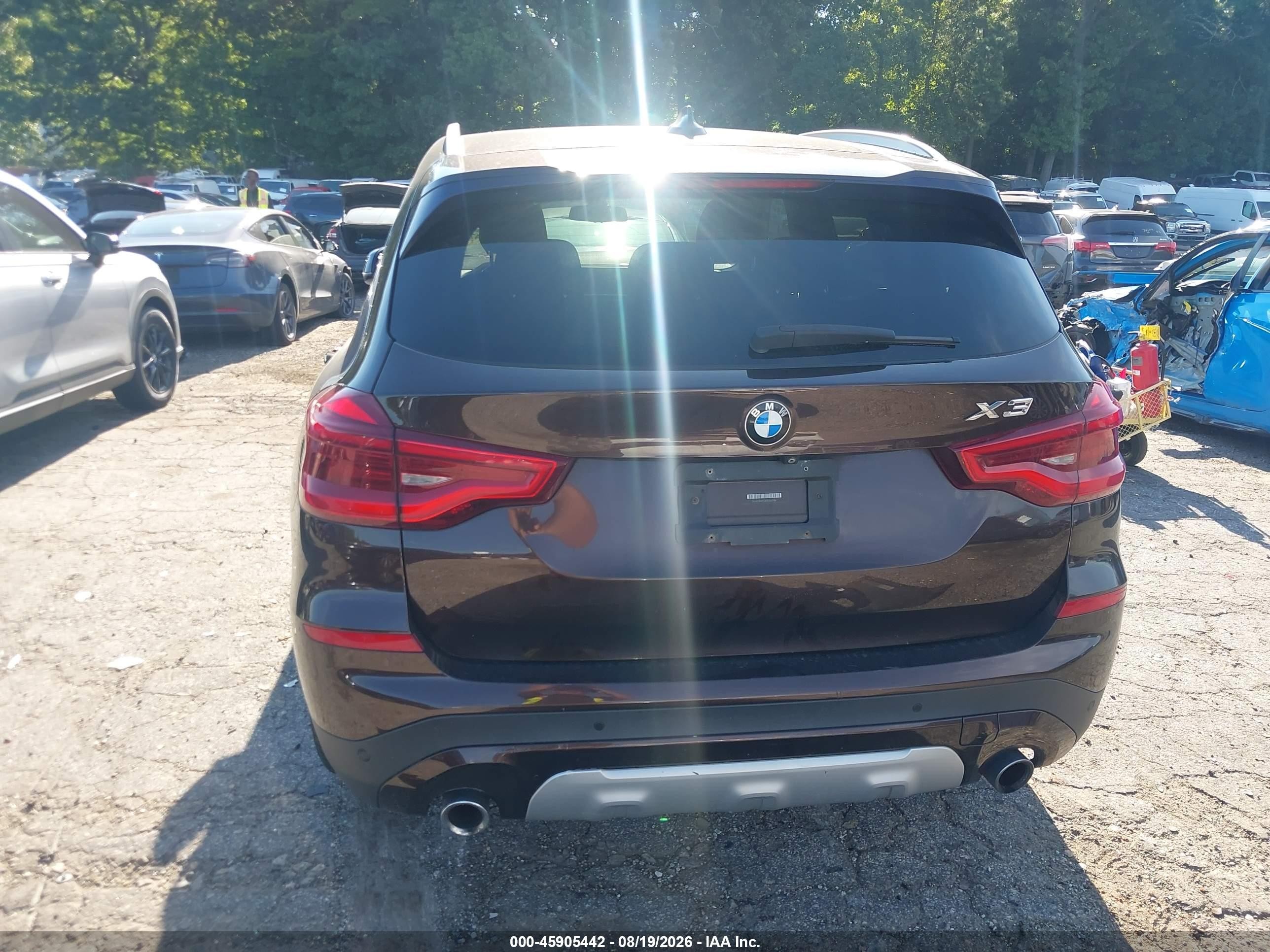 2018 Bmw X3 Xdrive30i Коричневый vin: 5UXTR9C54JLD61134