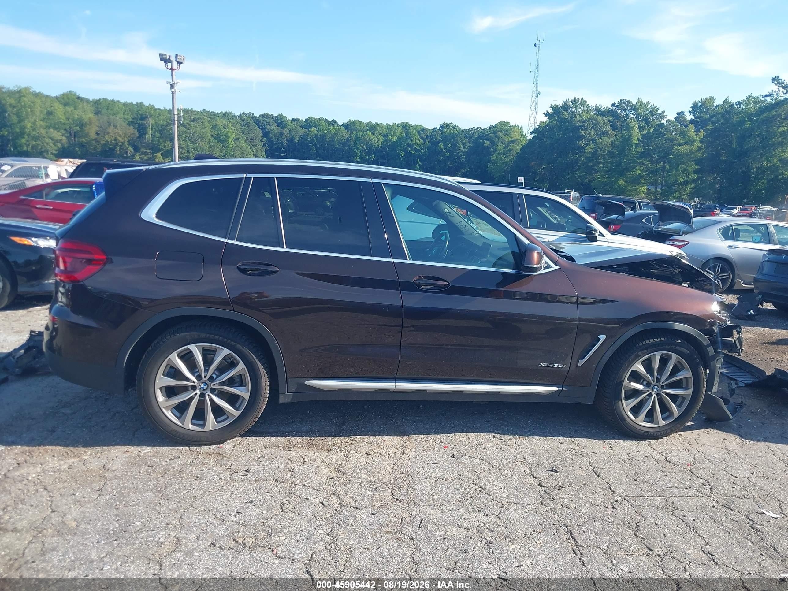 2018 Bmw X3 Xdrive30i Коричневый vin: 5UXTR9C54JLD61134