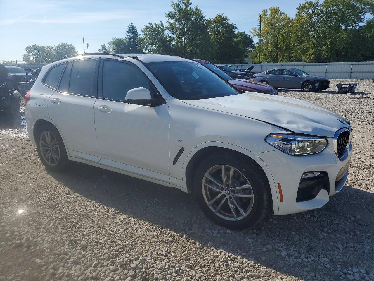2019 Bmw X3 Xdrive30i White vin: 5UXTR9C56KLE21089
