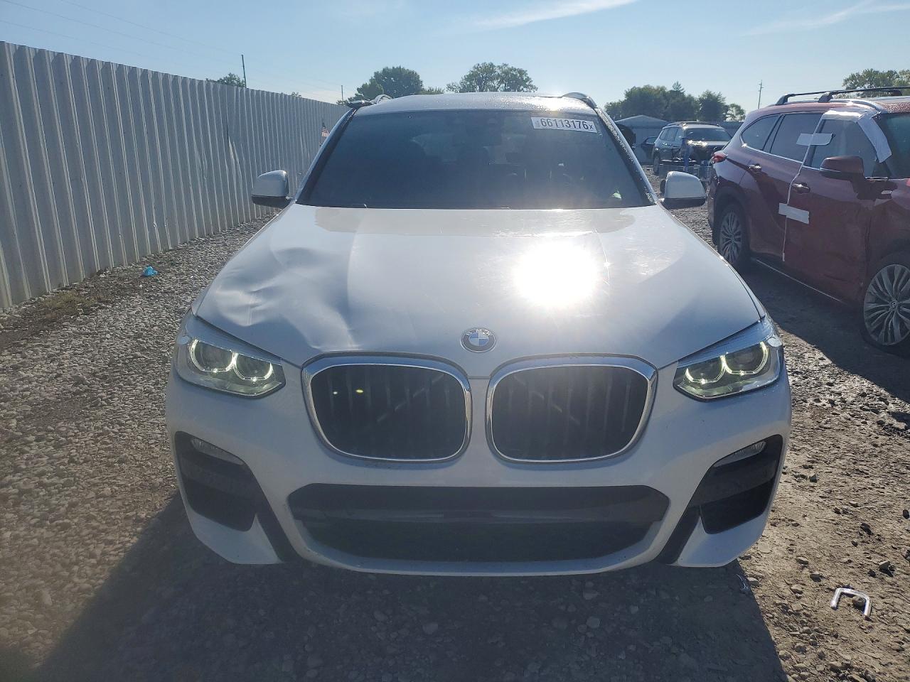 2019 Bmw X3 Xdrive30i White vin: 5UXTR9C56KLE21089