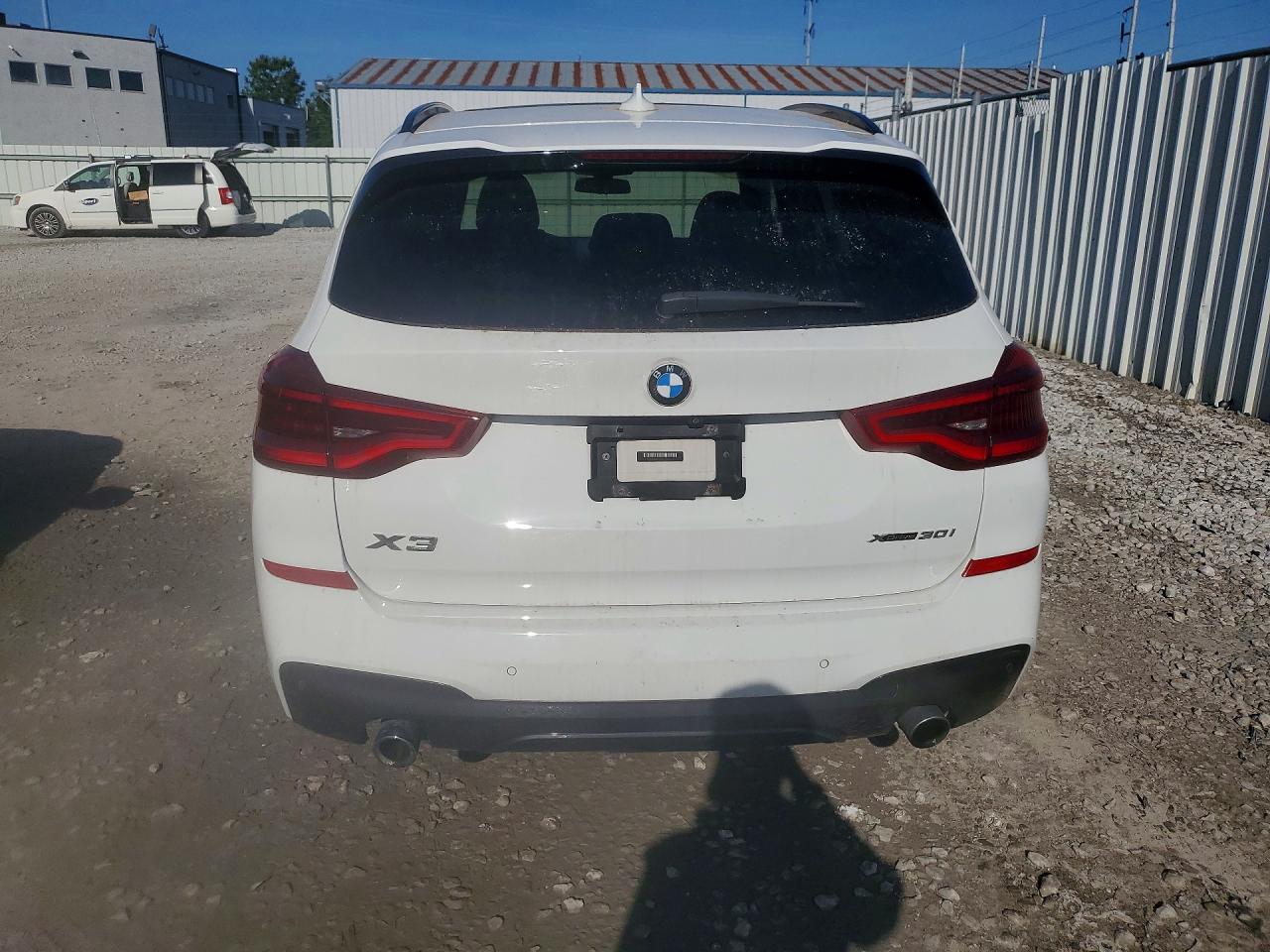 2019 Bmw X3 Xdrive30i White vin: 5UXTR9C56KLE21089