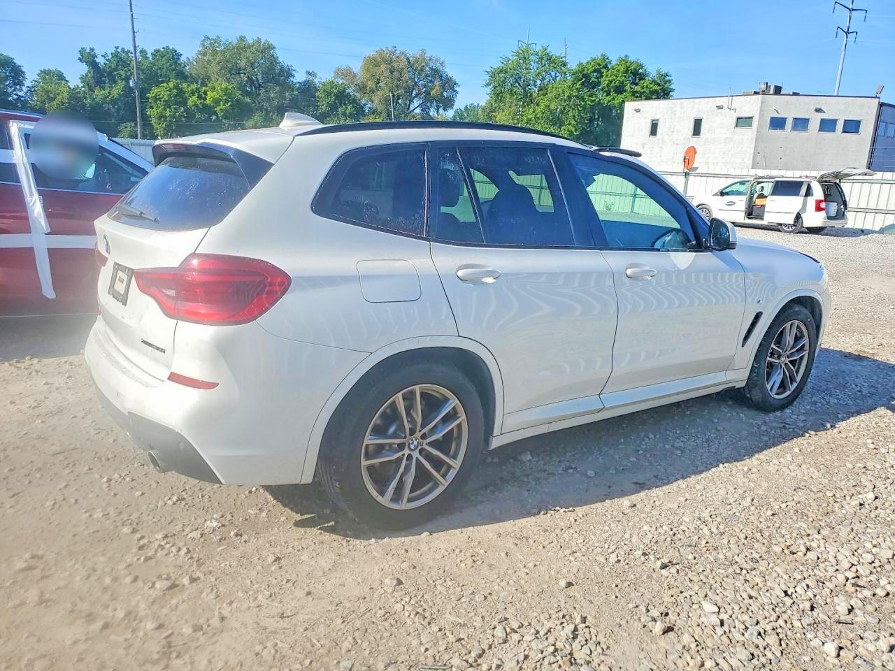 2019 Bmw X3 Xdrive30i White vin: 5UXTR9C56KLE21089