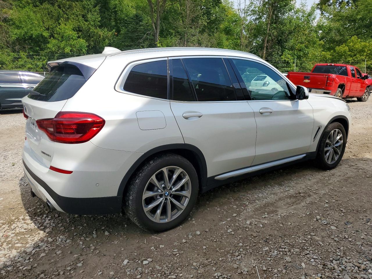 2019 Bmw X3 Xdrive30i White vin: 5UXTR9C56KLP81248
