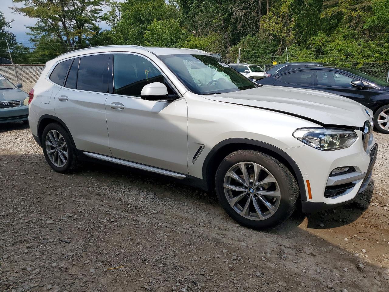 2019 Bmw X3 Xdrive30i White vin: 5UXTR9C56KLP81248