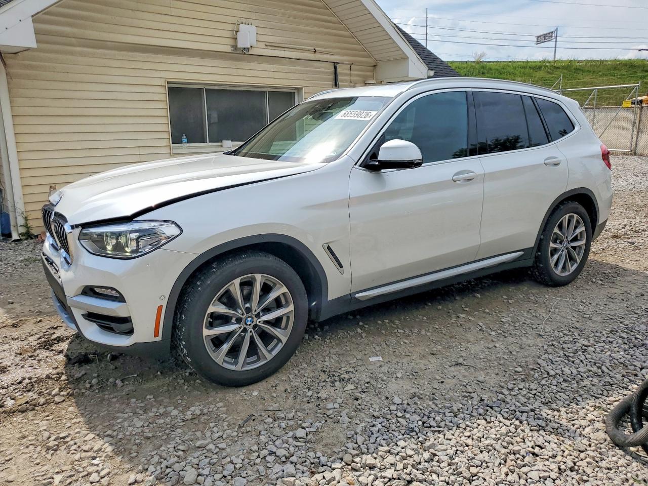 2019 Bmw X3 Xdrive30i White vin: 5UXTR9C56KLP81248
