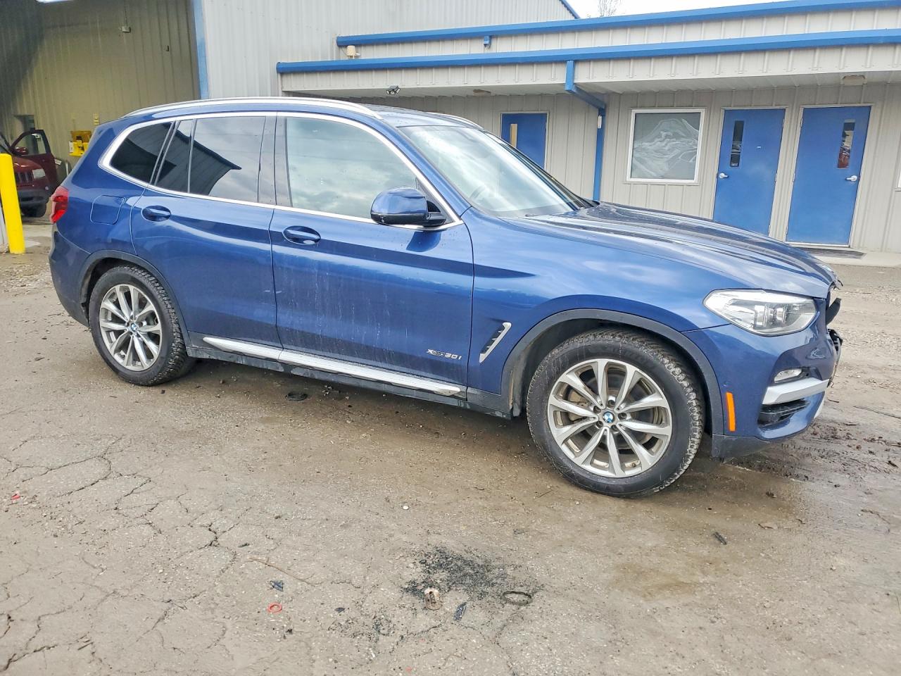 2018 Bmw X3 Xdrive30i Синий vin: 5UXTR9C57JLA13893