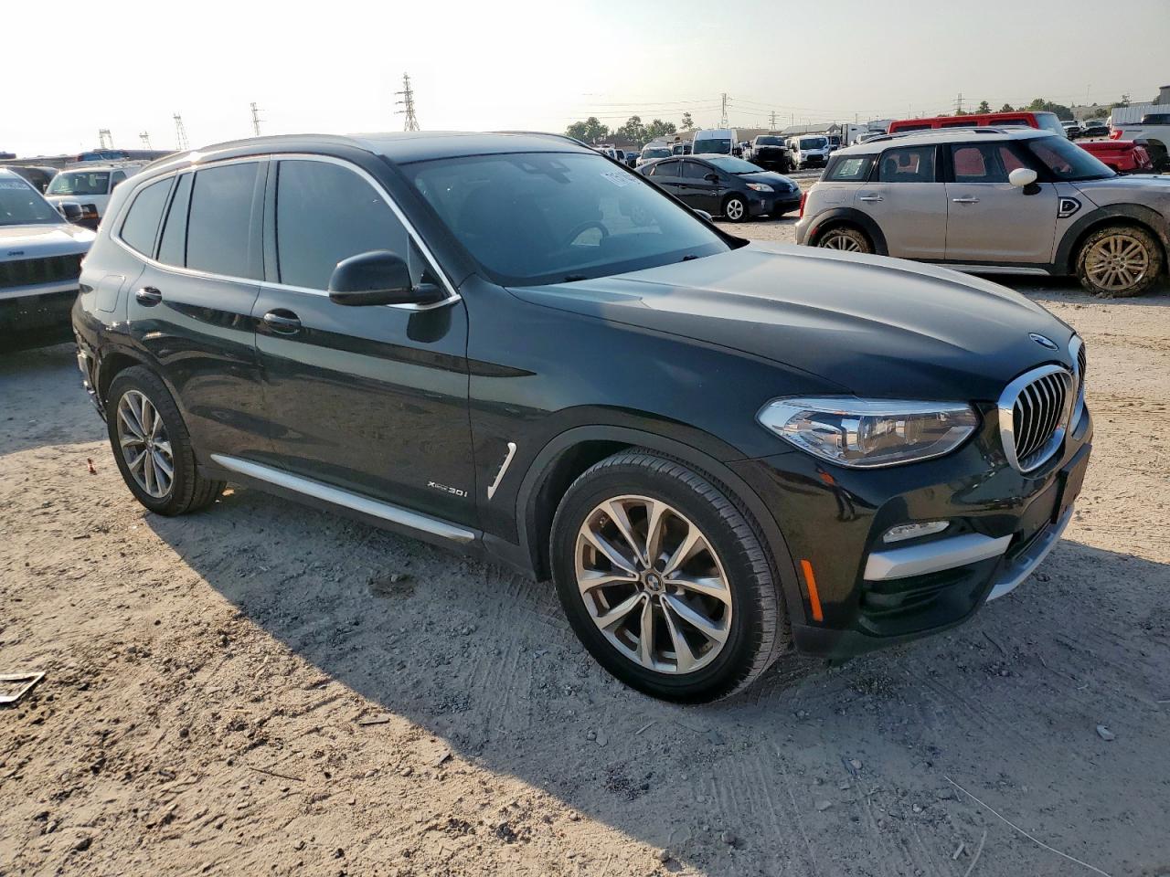 2018 Bmw X3 Xdrive30i Black vin: 5UXTR9C57JLD59426