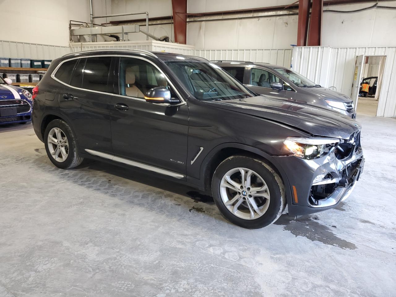 2018 Bmw X3 Xdrive30i Gray vin: 5UXTR9C57JLD61340