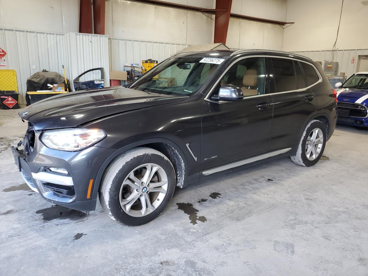 2018 Bmw X3 Xdrive30i Серый vin: 5UXTR9C57JLD61340